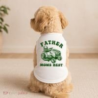 Father Mows Best Lawn Fathers Day Doggie Tank thumb 2