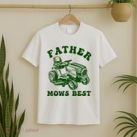 Father Mows Best Lawn Fathers Day T-Shirt thumb 2