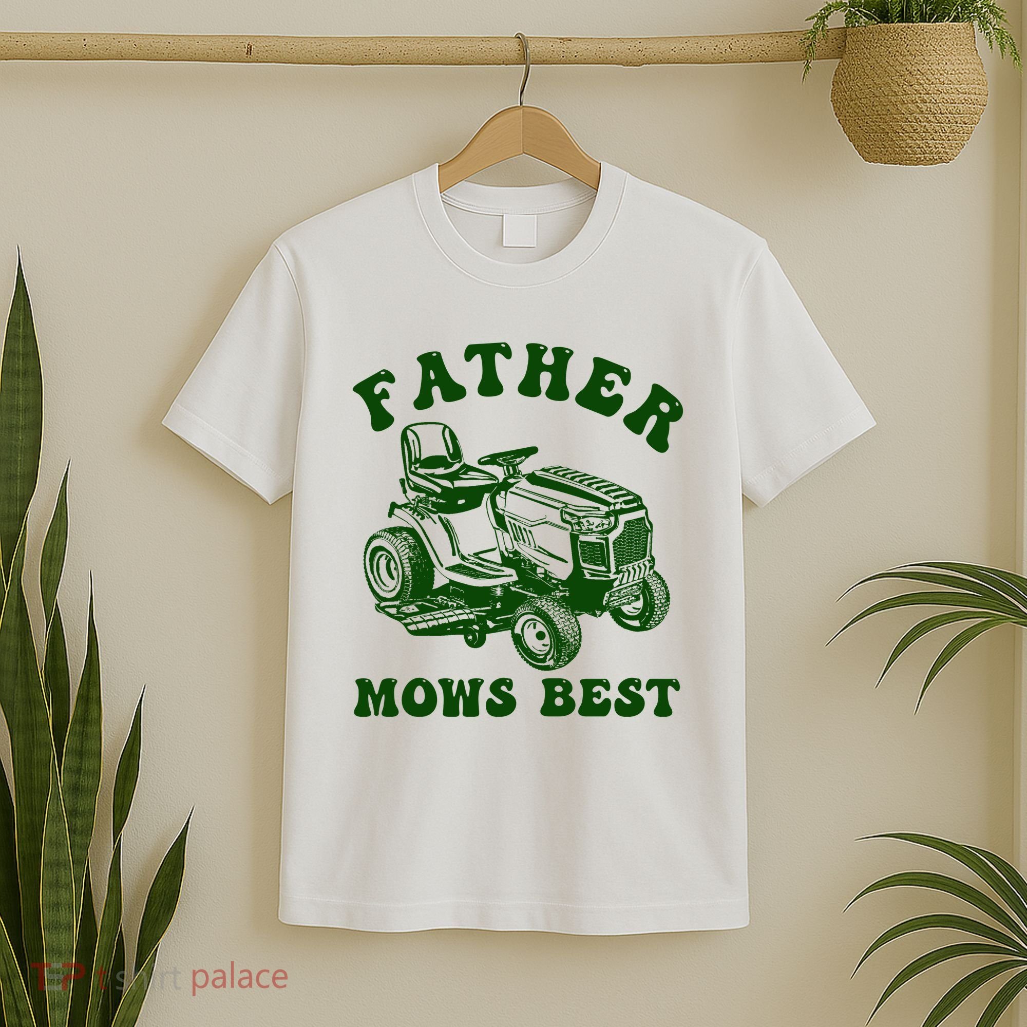 Father Mows Best Lawn Fathers Day T-Shirt