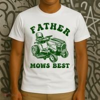 Father Mows Best Lawn Fathers Day T-Shirt thumb 3