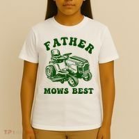 Father Mows Best Lawn Fathers Day T-Shirt thumb 4