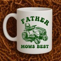 Father Mows Best Lawn Fathers Day Coffee Mug thumb 2