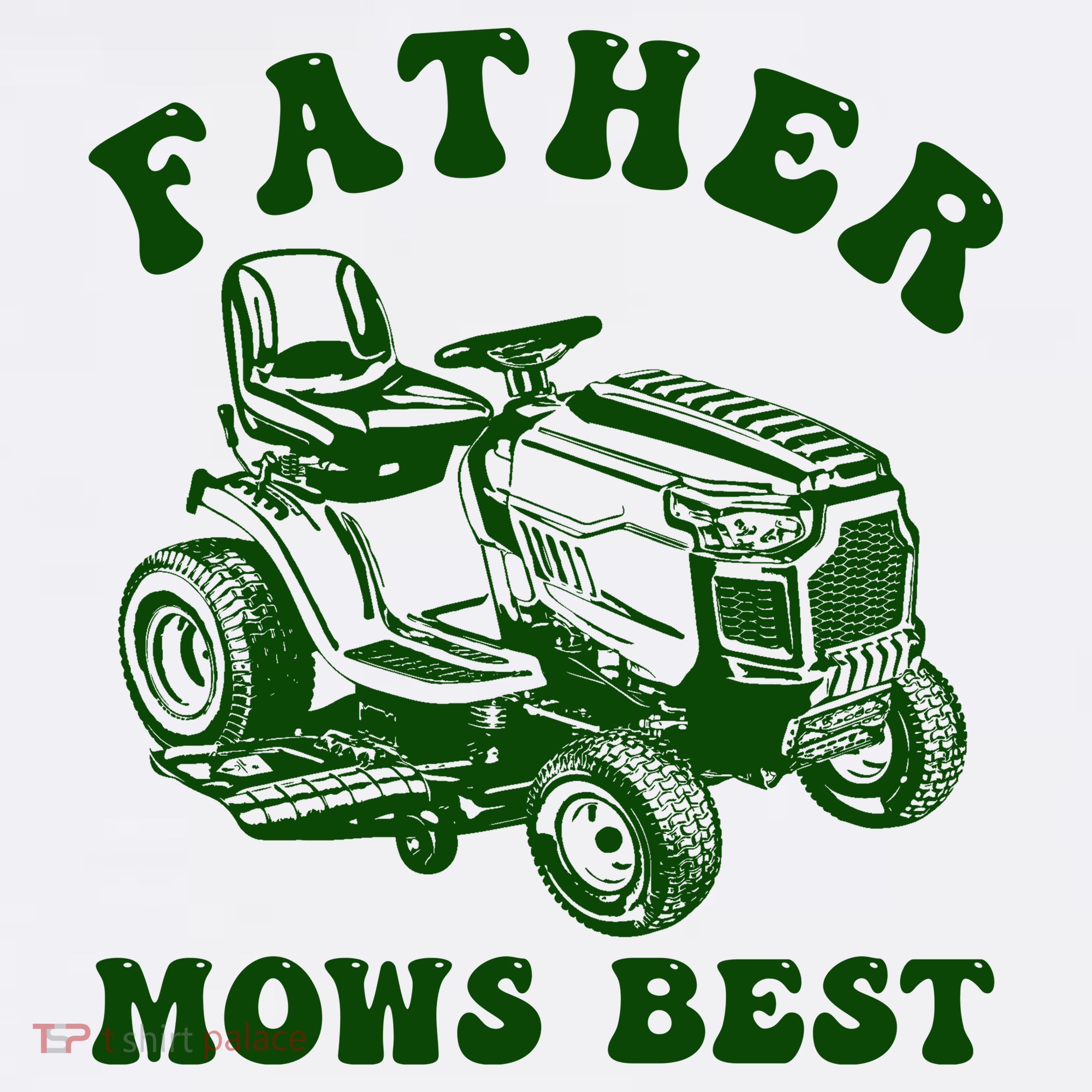 Father Mows Best Lawn Fathers Day Mousepad