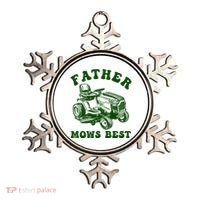 Father Mows Best Lawn Fathers Day Ornament thumb 0