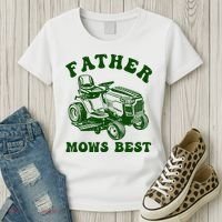 Father Mows Best Lawn Fathers Day Women's T-Shirt thumb 3