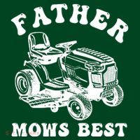 Father Mows Best Lawn Care Dad Mowing Gardener Fathers Day Visor thumb 3