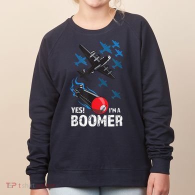 Funny Military Bomber Design For Boomers Women's Sweatshirt