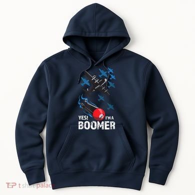 Funny Military Bomber Design For Boomers Hoodie