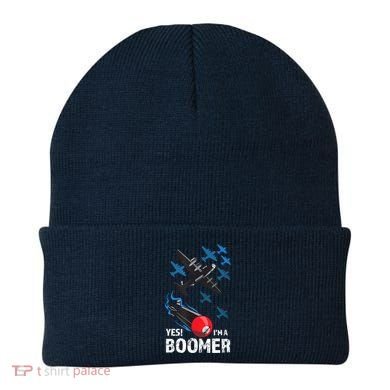 Funny Military Bomber Design For Boomers Beanie