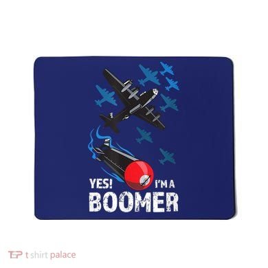 Funny Military Bomber Design For Boomers Mousepad