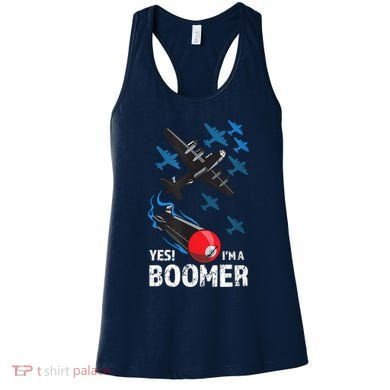 Funny Military Bomber Design For Boomers Women's Tank Top