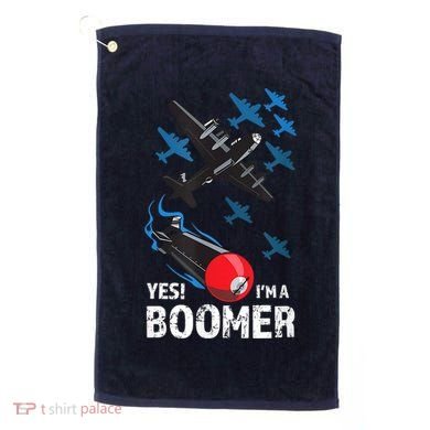Funny Military Bomber Design For Boomers Golf Towel
