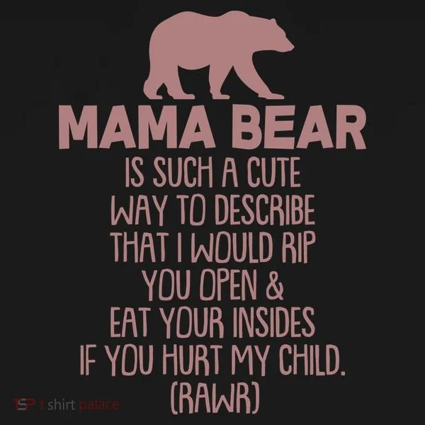 Funny Mama Bear Rawr Bucket Hat