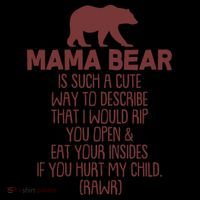 Funny Mama Bear Rawr Coffee Mug thumb 5