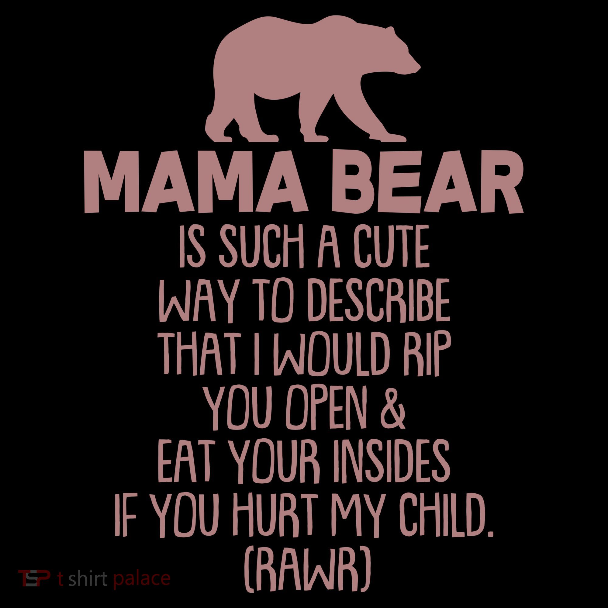 Funny Mama Bear Rawr Pajama Set