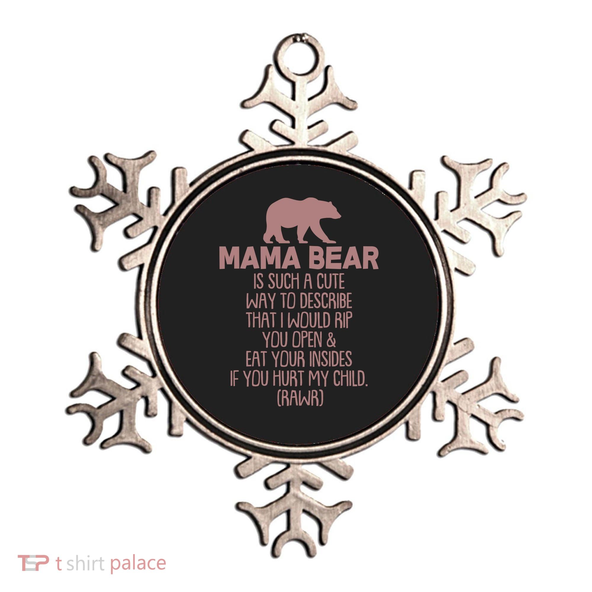 Funny Mama Bear Rawr Ornament