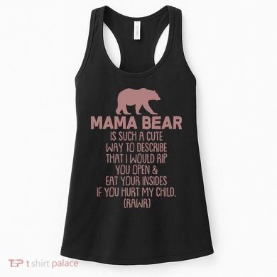Funny Mama Bear Rawr Women's Tank Top