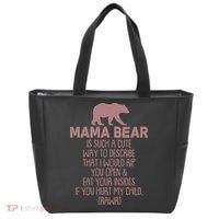 Funny Mama Bear Rawr Tote Bag thumb 0