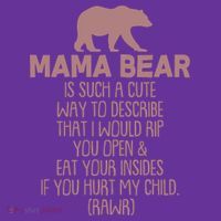 Funny Mama Bear Rawr Long Sleeve Shirt thumb 2