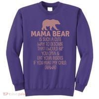 Funny Mama Bear Rawr Sweatshirt thumb 0