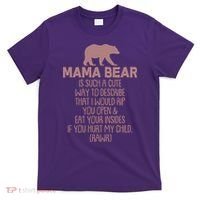 Funny Mama Bear Rawr T-Shirt thumb 0