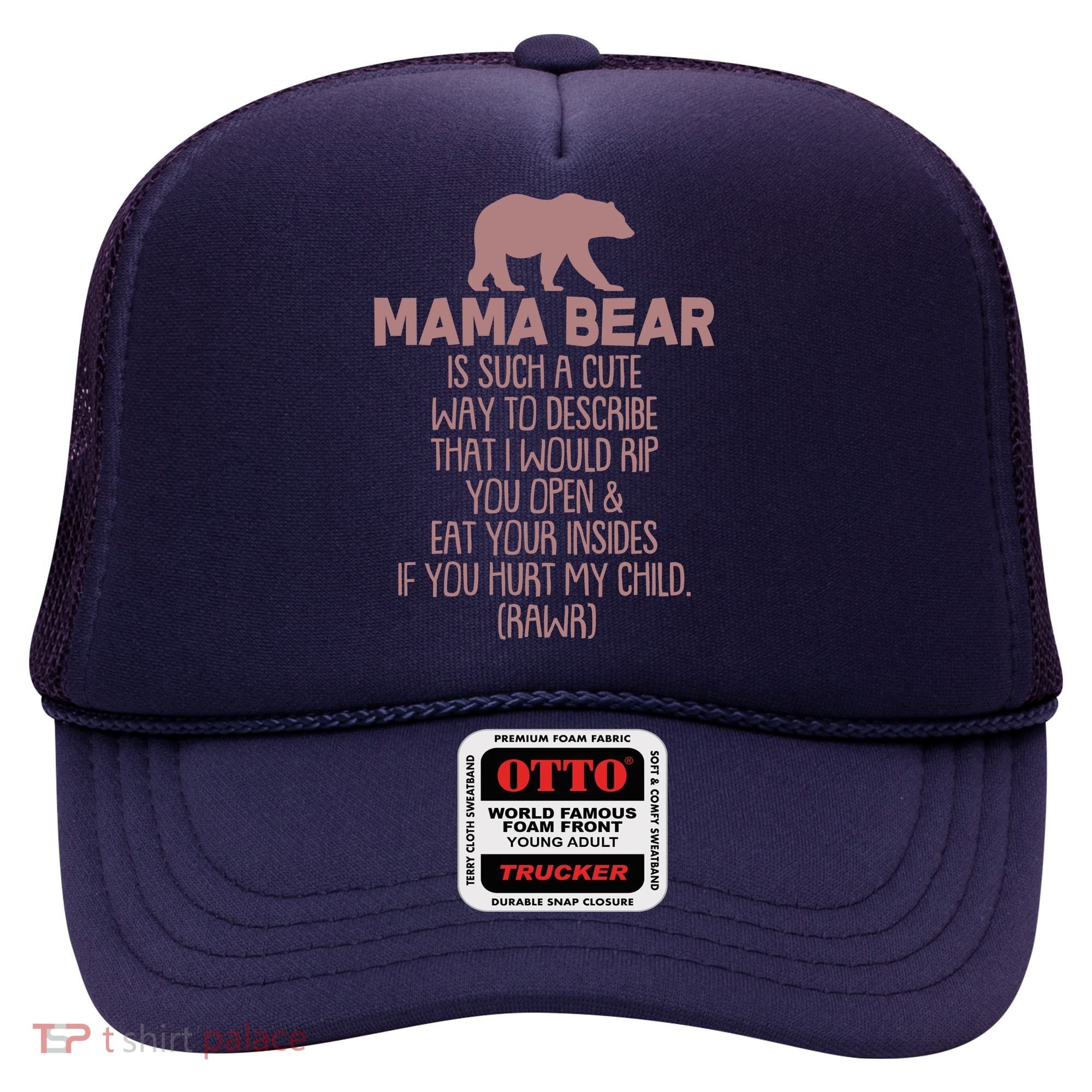 Funny Mama Bear Rawr Hat