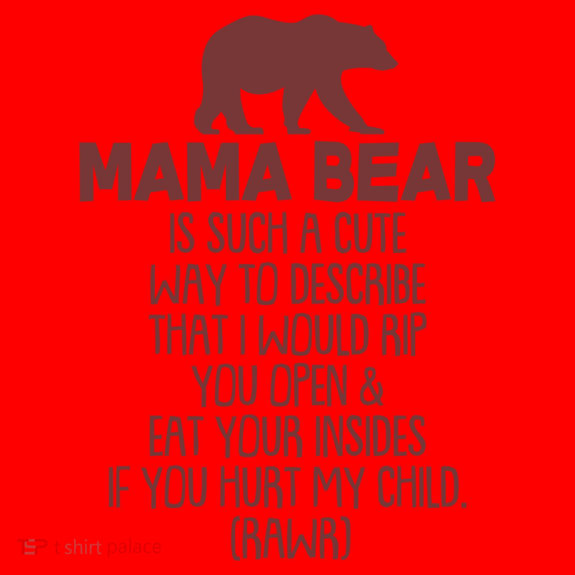 Funny Mama Bear Rawr Santa Hat