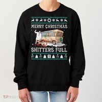 Funny Merry Christmas Shitters Full Sweater Ugly Women's Sweatshirt thumb 0