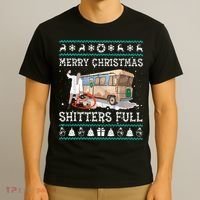 Funny Merry Christmas Shitters Full Sweater Ugly T-Shirt thumb 3