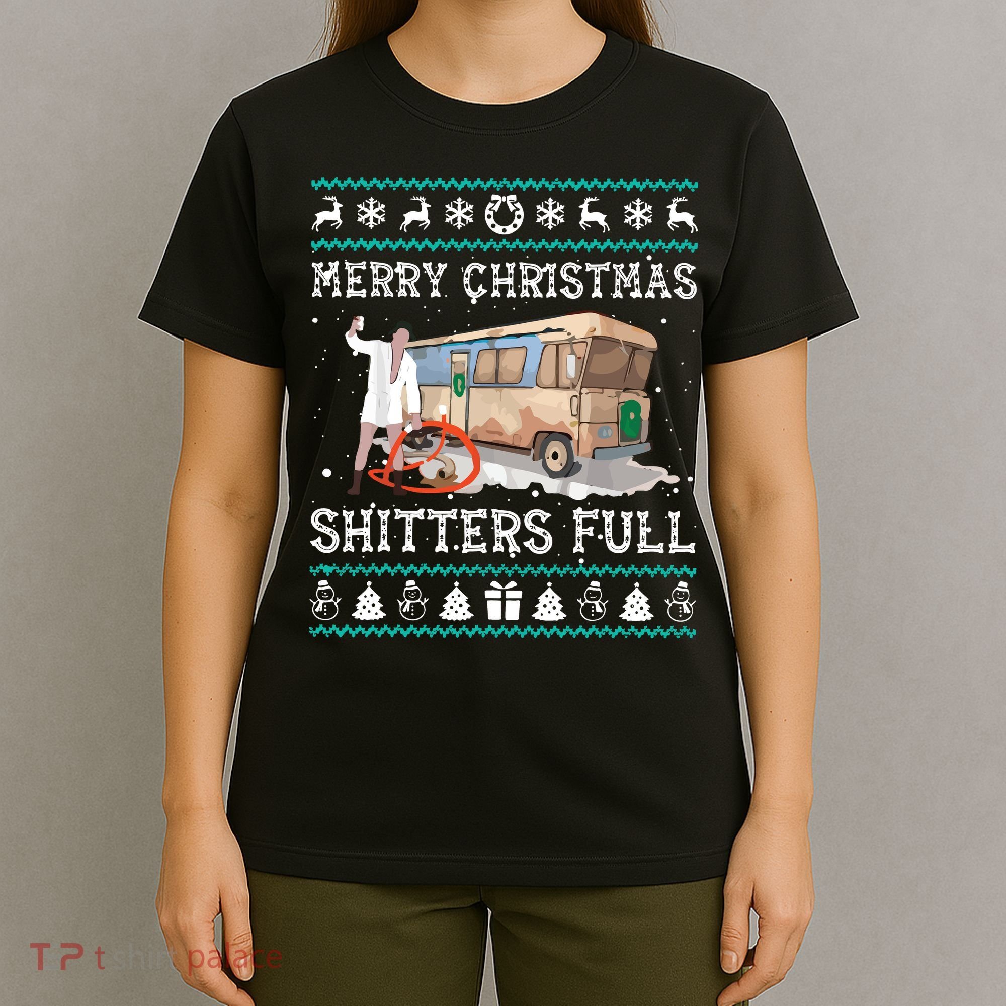 Funny Merry Christmas Shitters Full Sweater Ugly T-Shirt