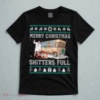 Funny Merry Christmas Shitters Full Sweater Ugly T-Shirt thumb 5