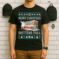 Funny Merry Christmas Shitters Full Sweater Ugly T-Shirt thumb 6