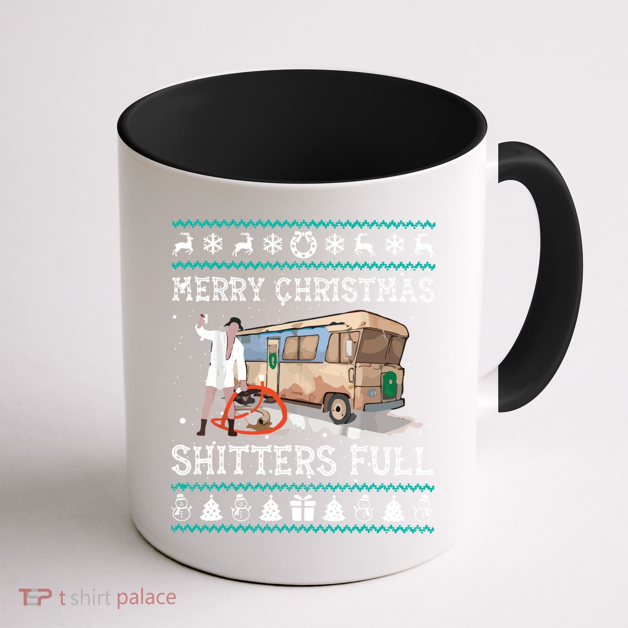 Funny Merry Christmas Shitters Full Sweater Ugly Coffee Mug