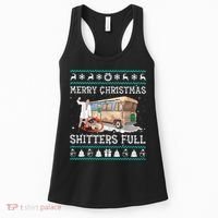 Funny Merry Christmas Shitters Full Sweater Ugly Women's Tank Top thumb 0