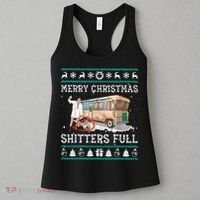 Funny Merry Christmas Shitters Full Sweater Ugly Women's Tank Top thumb 3