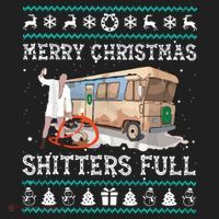 Funny Merry Christmas Shitters Full Sweater Ugly Hat thumb 2