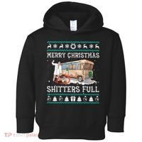 Funny Merry Christmas Shitters Full Sweater Ugly Toddler Hoodie thumb 0