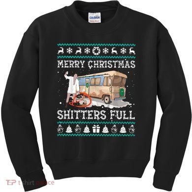Funny Merry Christmas Shitters Full Sweater Ugly Kids Sweatshirt