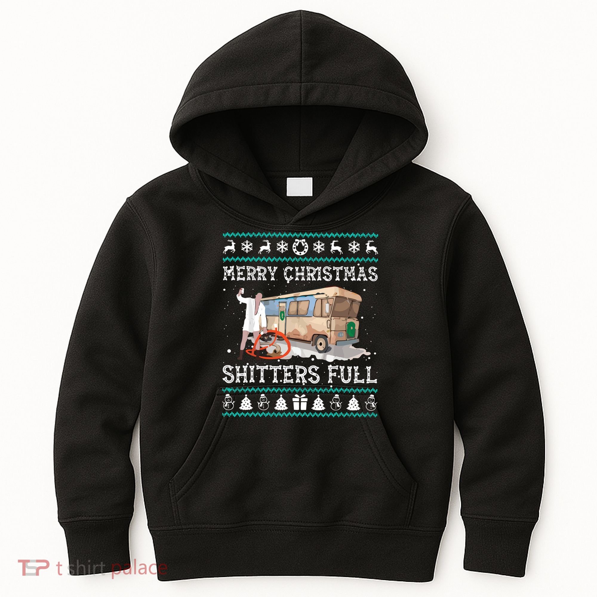 Funny Merry Christmas Shitters Full Sweater Ugly Kids Hoodie