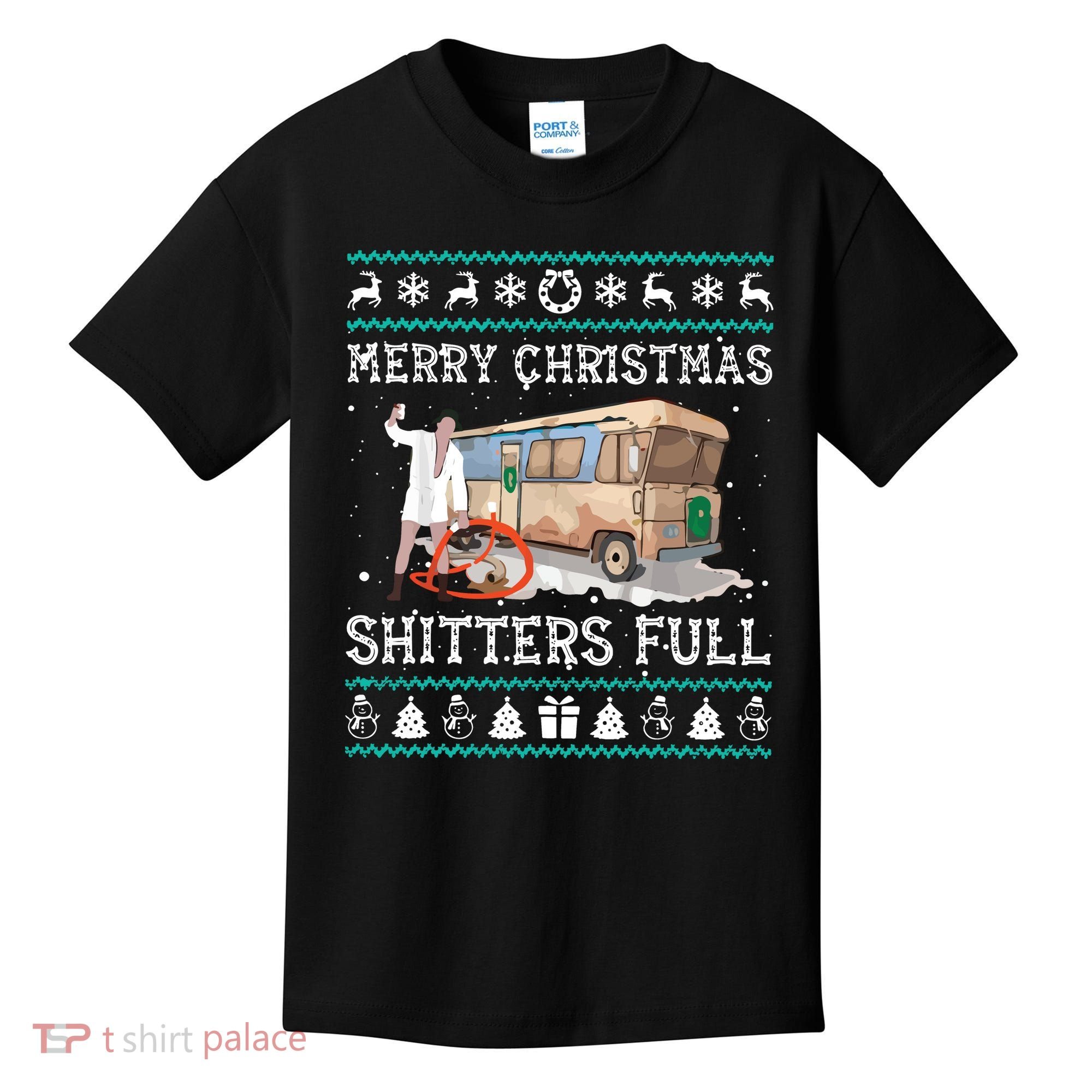 Funny Merry Christmas Shitters Full Sweater Ugly Kids T-Shirt