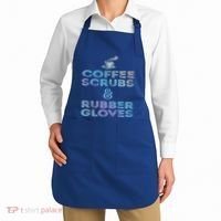Funny Medical Cute Gift: Coffee Scrubs And Rubber Gloves Apron thumb 2
