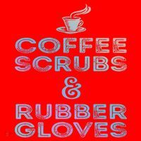Funny Medical Cute Gift: Coffee Scrubs And Rubber Gloves Santa Hat thumb 1