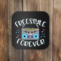 Freestyle Music Cute Boombox Retro Dance Music Coaster thumb 0