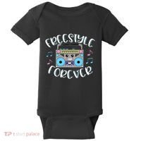 Freestyle Music Cute Boombox Retro Dance Music Baby Bodysuit thumb 0