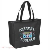 Freestyle Music Cute Boombox Retro Dance Music Tote Bag thumb 2