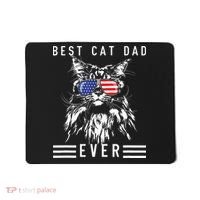 Funny Maine Coon Cat Best Cat Dad Ever Funny Cat Maine Coon Mousepad thumb 0