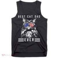 Funny Maine Coon Cat Best Cat Dad Ever Funny Cat Maine Coon Tank Top thumb 0