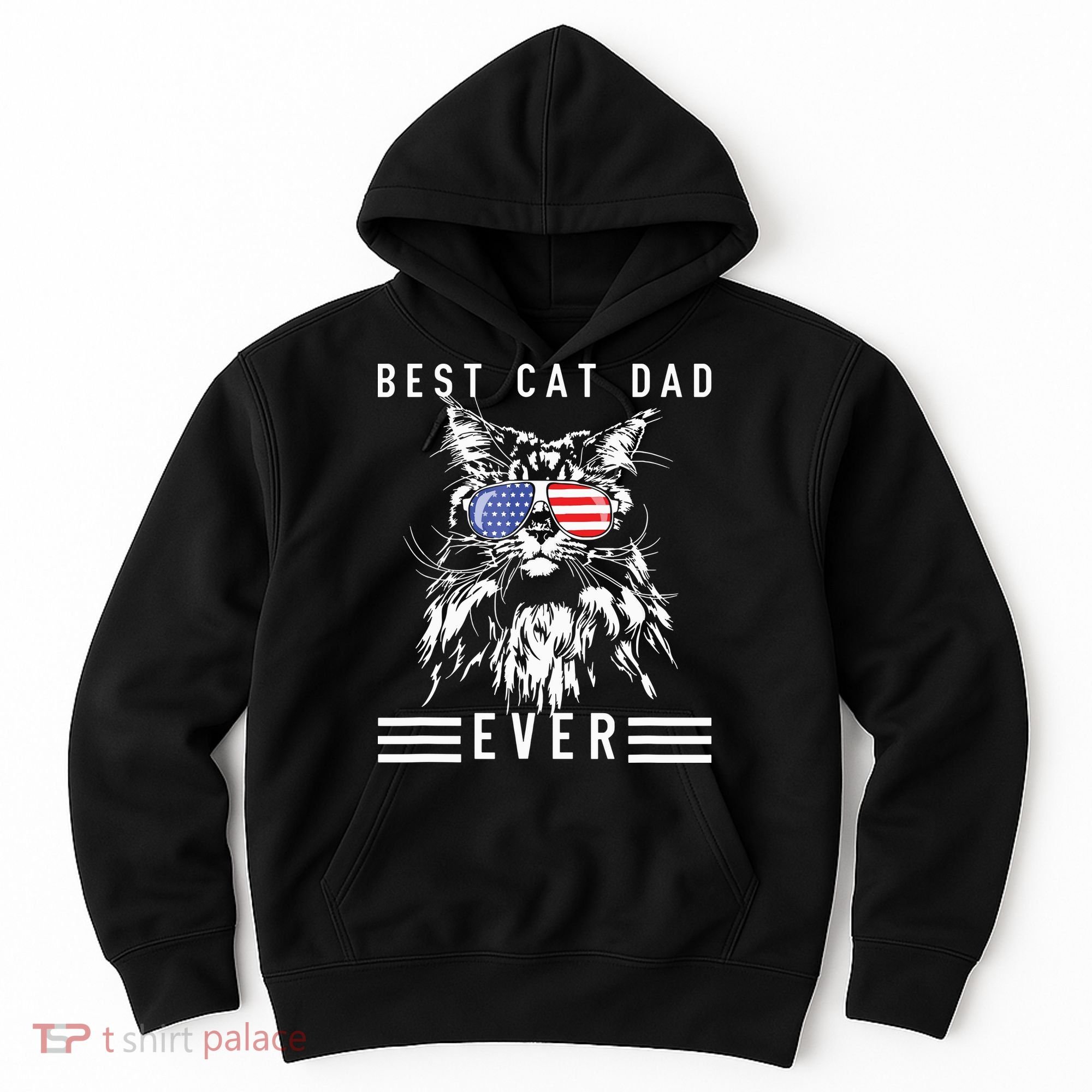 Funny Maine Coon Cat Best Cat Dad Ever Funny Cat Maine Coon Hoodie