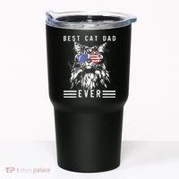 Funny Maine Coon Cat Best Cat Dad Ever Funny Cat Maine Coon Tumbler thumb 0