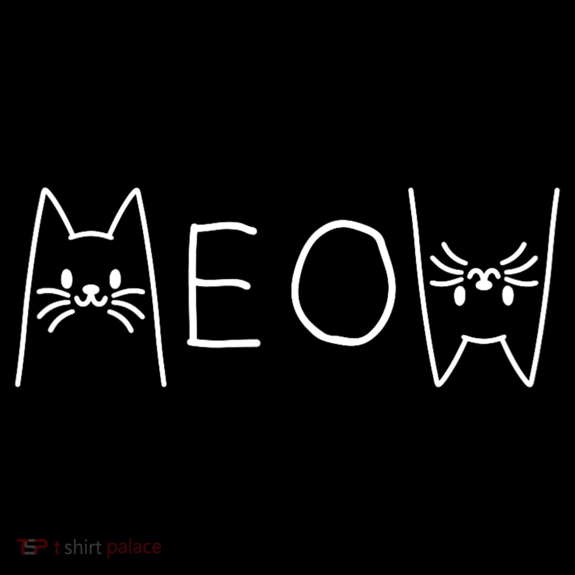 Funny Meow Cat Meow Kitty Cats Meow Women's Hoodie